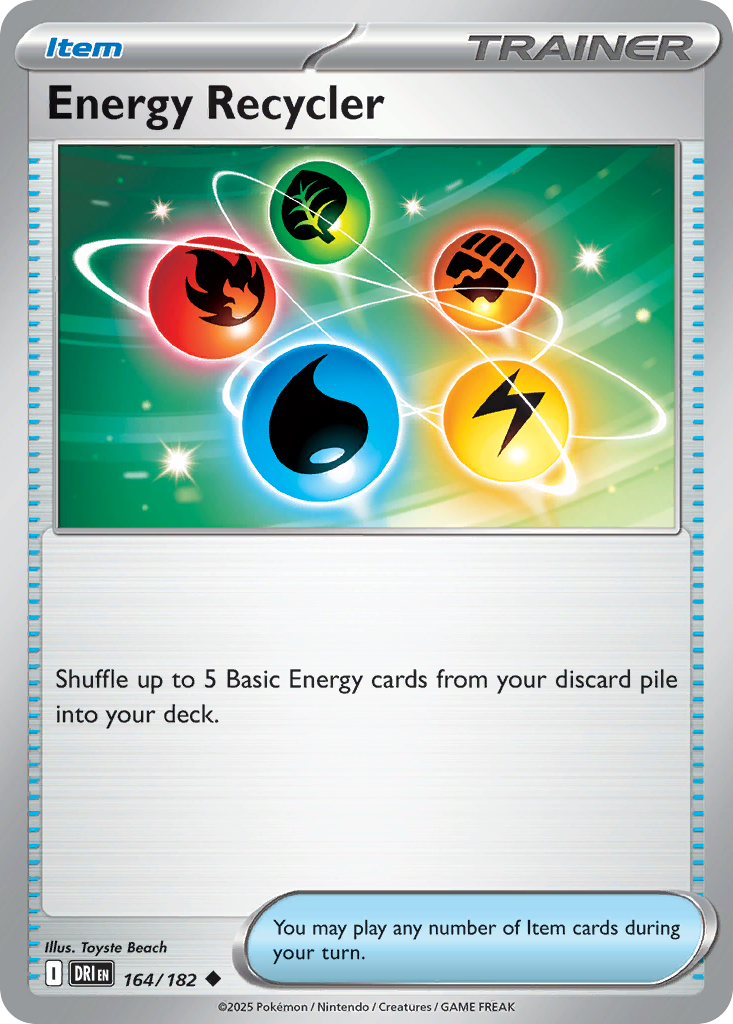 Energy Recycler 164/182 Destined Rivals card