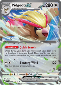 164/197 Pidgeot ex - Obsidian Flames