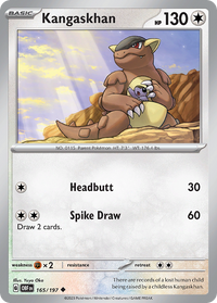 165/197 Kangaskhan - Obsidian Flames
