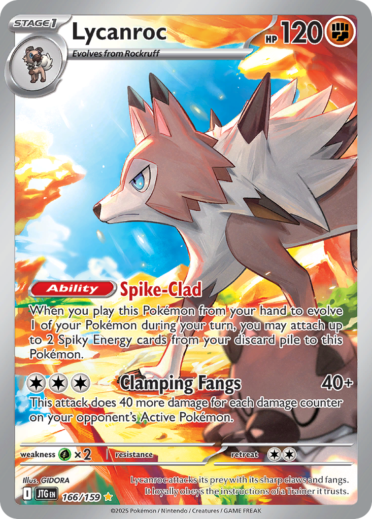 Lycanroc 166/159 Journey Together card