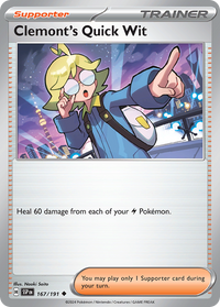 167/191 Clemont's Quick Wit - Surging Sparks