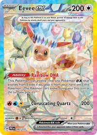 167/131 Eevee ex - Prismatic Evolutions