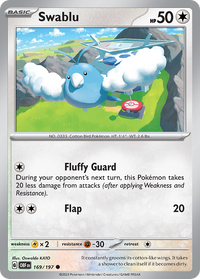 169/197 Swablu - Obsidian Flames