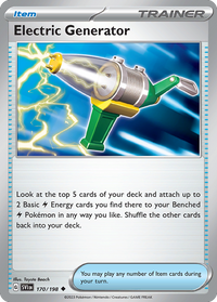 170/198 Electric Generator - Scarlet & Violet Base