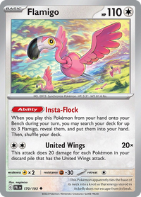 170/193 Flamigo - Paldea Evolved
