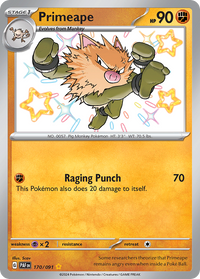 170/091 Primeape - Paldean Fates
