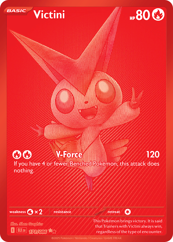 Victini 171/086 Black Bolt card