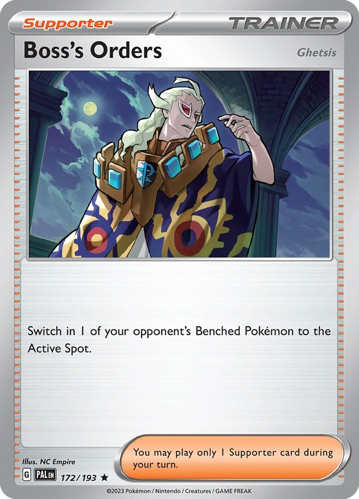 Boss's Orders 172/193 Paldea Evolved card