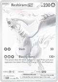 Reshiram ex 173/086 White Flare card