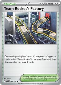 173/182 Team Rocket's Factory - Destined Rivals