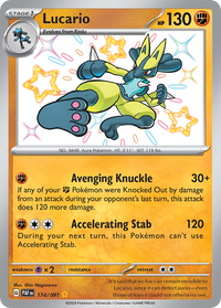 174/091 Lucario - Paldean Fates