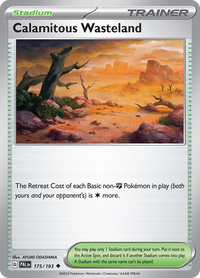 175/193 Calamitous Wasteland - Paldea Evolved