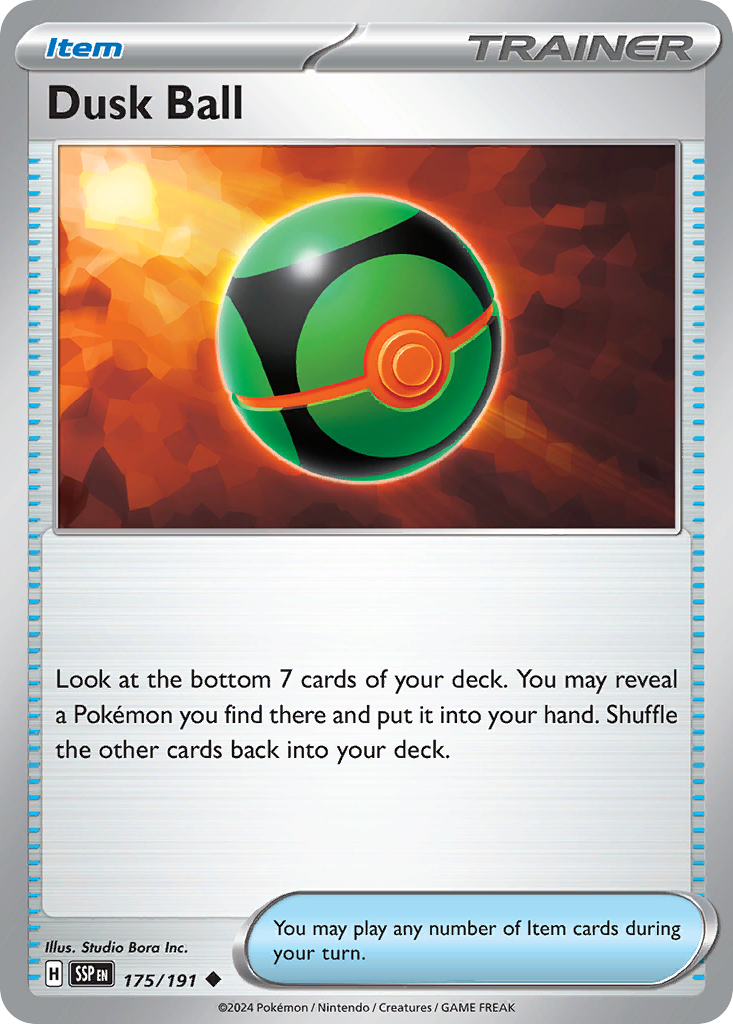 Dusk Ball 175/191 Surging Sparks card