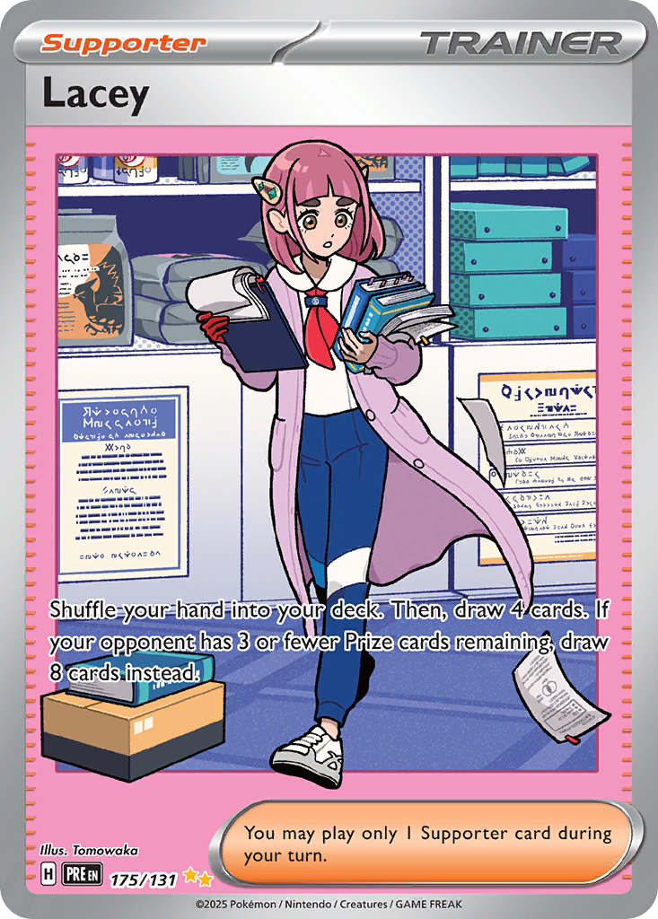 Lacey 175/131 Prismatic Evolutions card