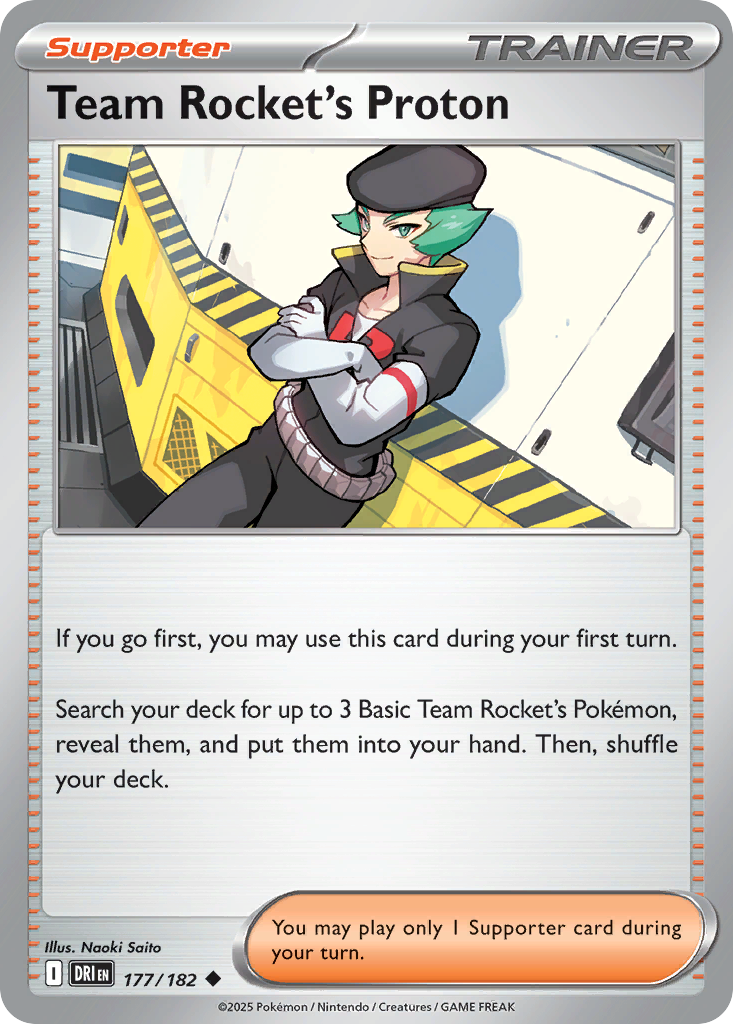 Team Rocket's Proton 177/182 Destined Rivals card
