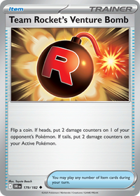 179/182 Team Rocket's Venture Bomb - Destined Rivals
