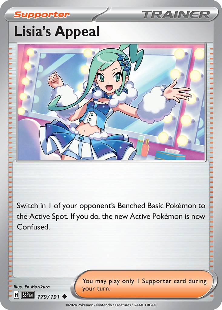 Lisia's Appeal 179/191 Surging Sparks card