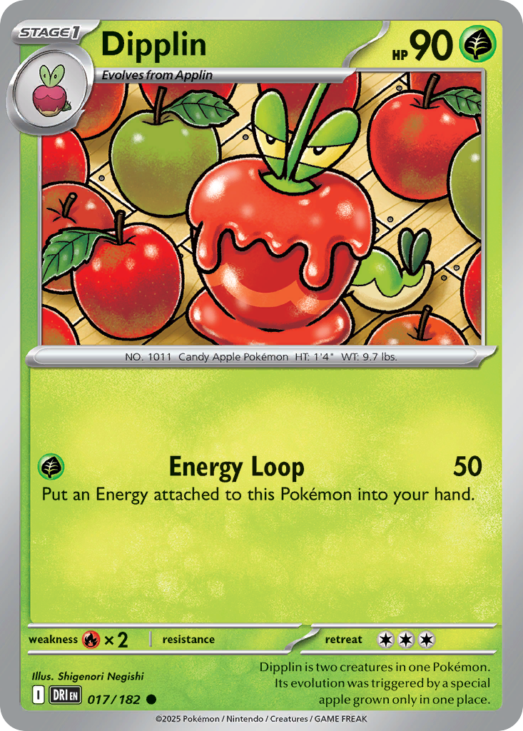 Dipplin 017/182 Destined Rivals card