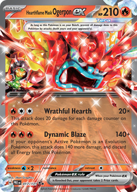 017/131 Hearthflame Mask Ogerpon ex - Prismatic Evolutions