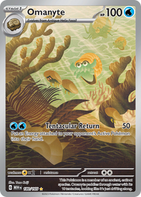 180/165 Omanyte - Scarlet & Violet 151