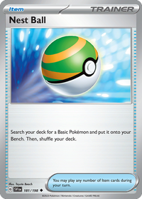 181/198 Nest Ball - Scarlet & Violet Base
