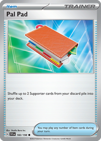 182/198 Pal Pad - Scarlet & Violet Base