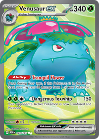182/165 Venusaur ex - Scarlet & Violet 151