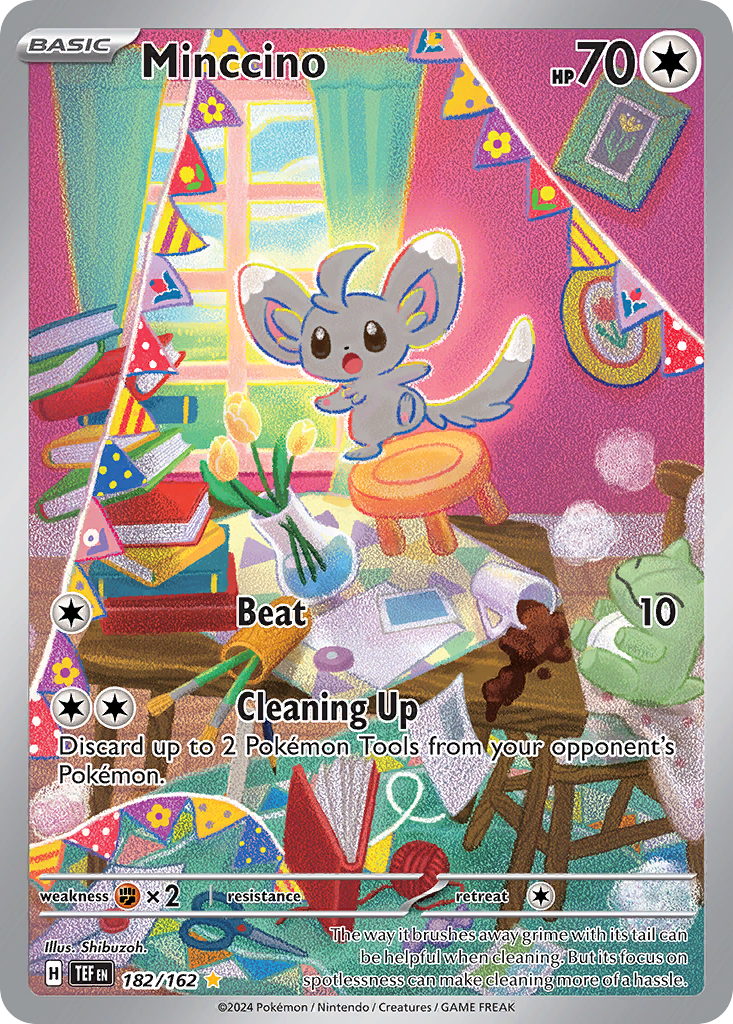 Minccino 182/162 Temporal Forces card