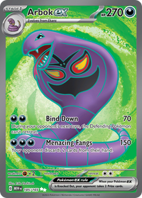 185/165 Arbok ex - Scarlet & Violet 151