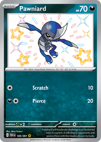 185/091 Pawniard - Paldean Fates