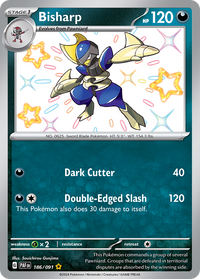 186/091 Bisharp - Paldean Fates