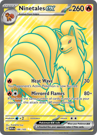 186/165 Ninetales ex - Scarlet & Violet 151