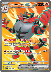 187/162 Incineroar ex - Temporal Forces