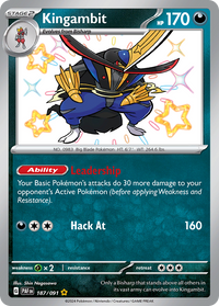 187/091 Kingambit - Paldean Fates