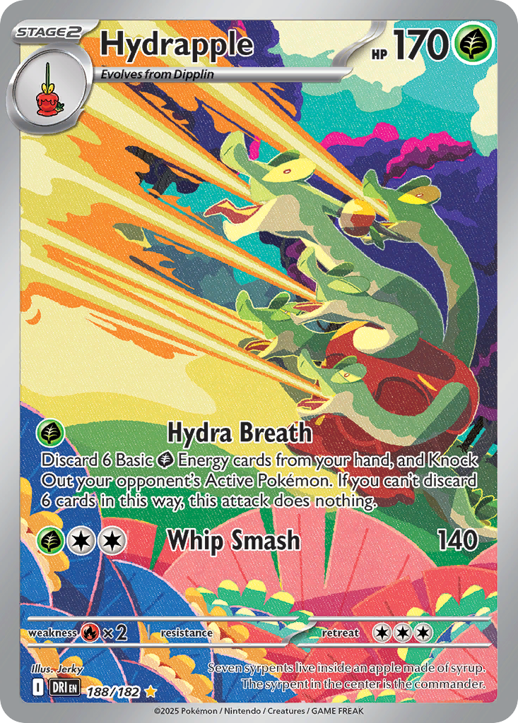 Hydrapple 188/182 Destined Rivals card