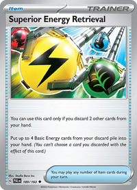 189/193 Superior Energy Retrieval - Paldea Evolved