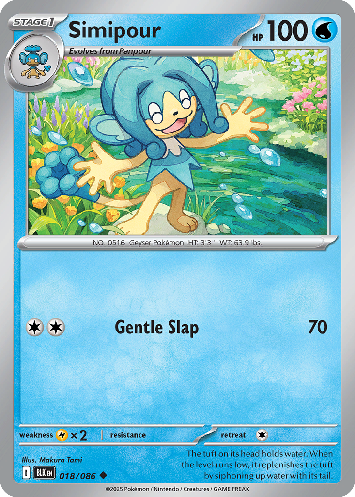 Simipour 018/086 Black Bolt card