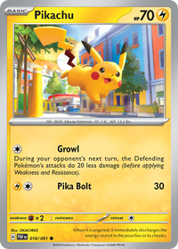 018/091 Pikachu - Paldean Fates