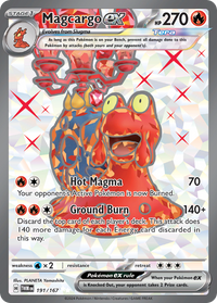 191/167 Magcargo ex - Twilight Masquerade