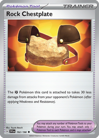192/198 Rock Chestplate - Scarlet & Violet Base