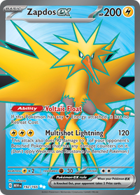 192/165 Zapdos ex - Scarlet & Violet 151