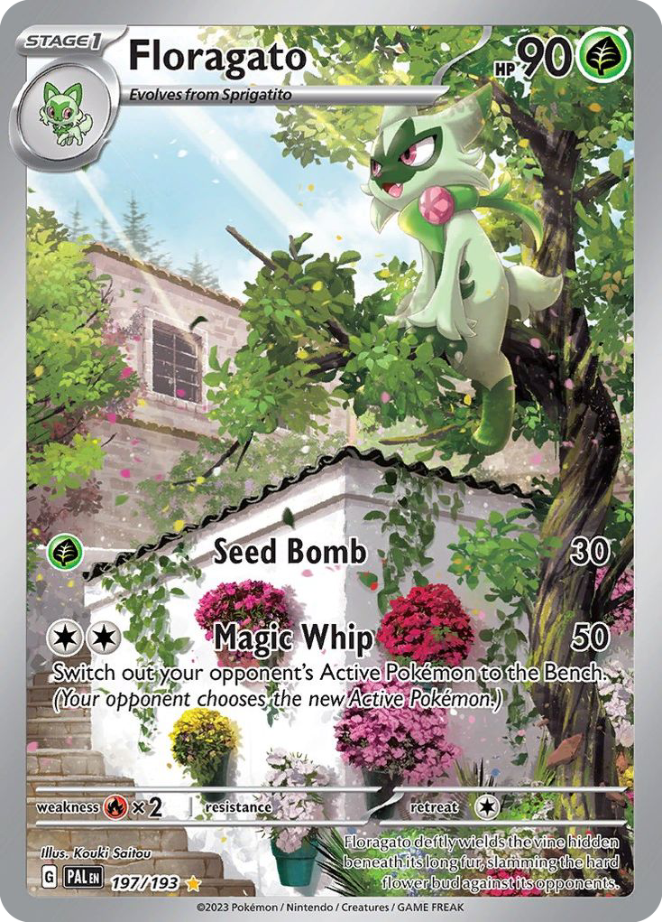 Floragato 197/193 Paldea Evolved card
