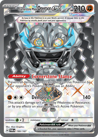 199/167 Cornerstone Mask Ogerpon ex - Twilight Masquerade