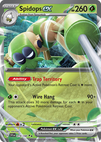 019/198 Spidops ex - Scarlet & Violet Base