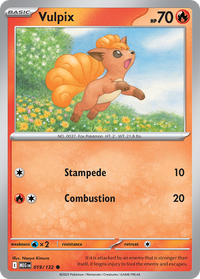 019/132 Vulpix - Mega Evolution