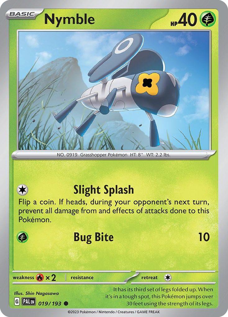 Nymble 019/193 Paldea Evolved card