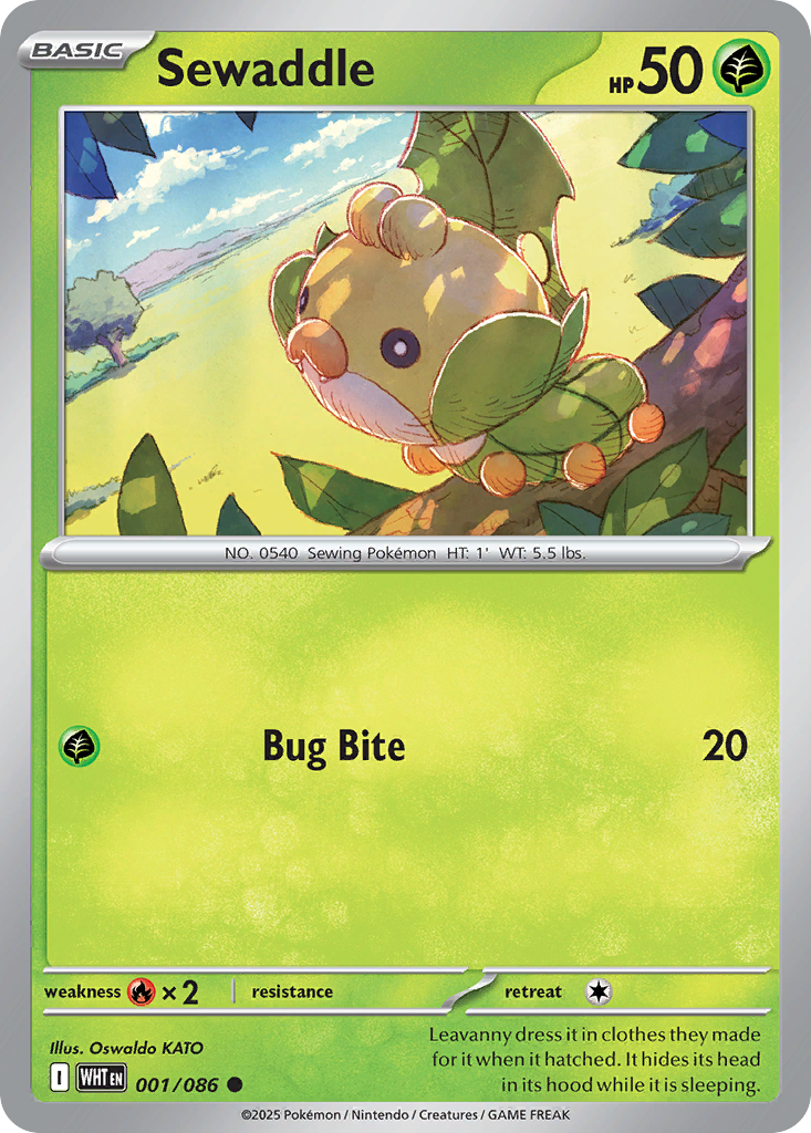 Sewaddle 001/086 White Flare card