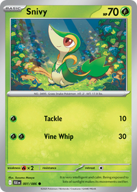 001/086 Snivy - Black Bolt
