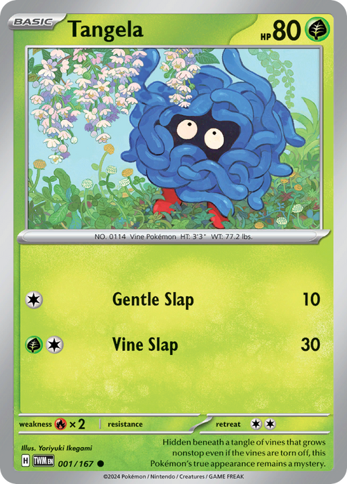 Tangela 001/167 Twilight Masquerade card