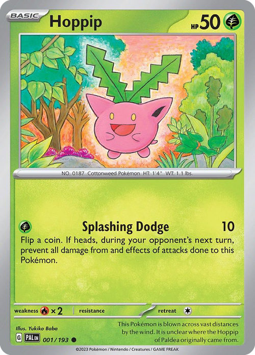 Hoppip 001/193 Paldea Evolved card